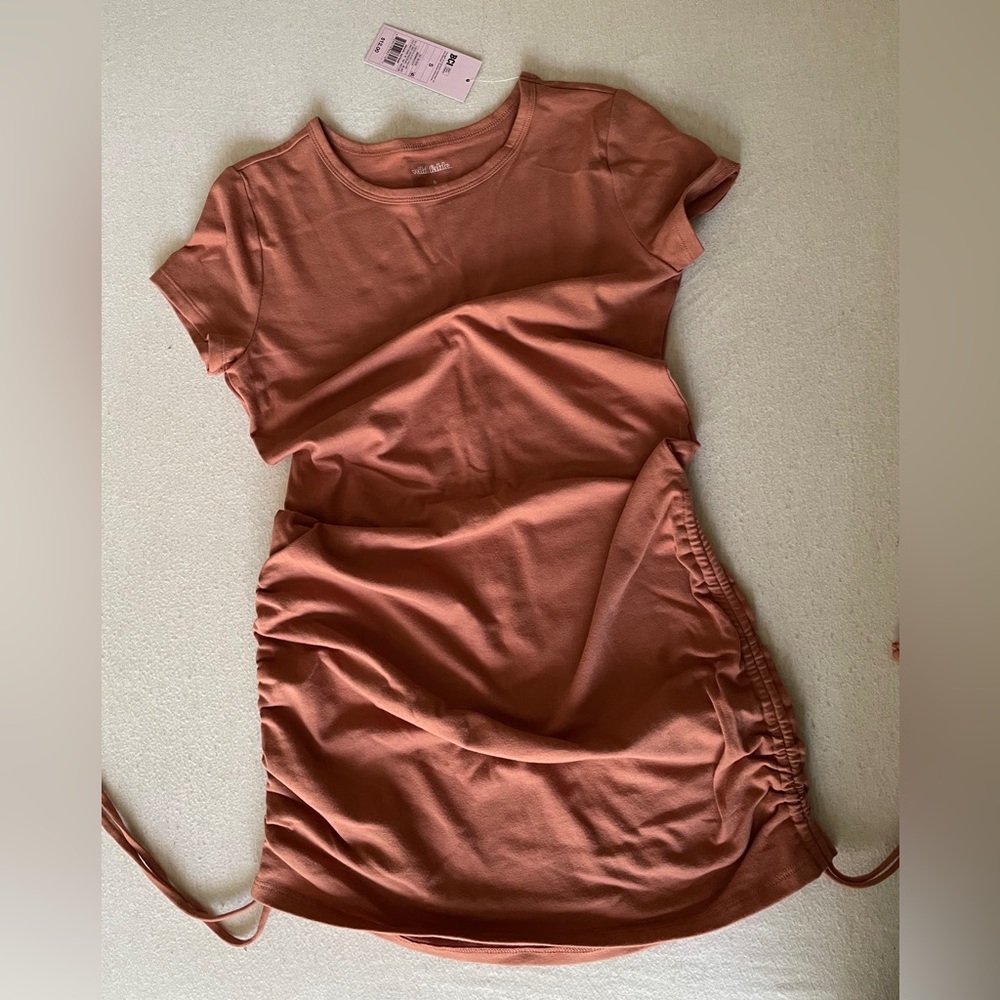 nwt wild fable ruched side tshirt dress